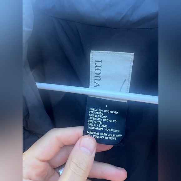 Men’s Vuori Down Jacket insulated Gray - Picture 3 of 3